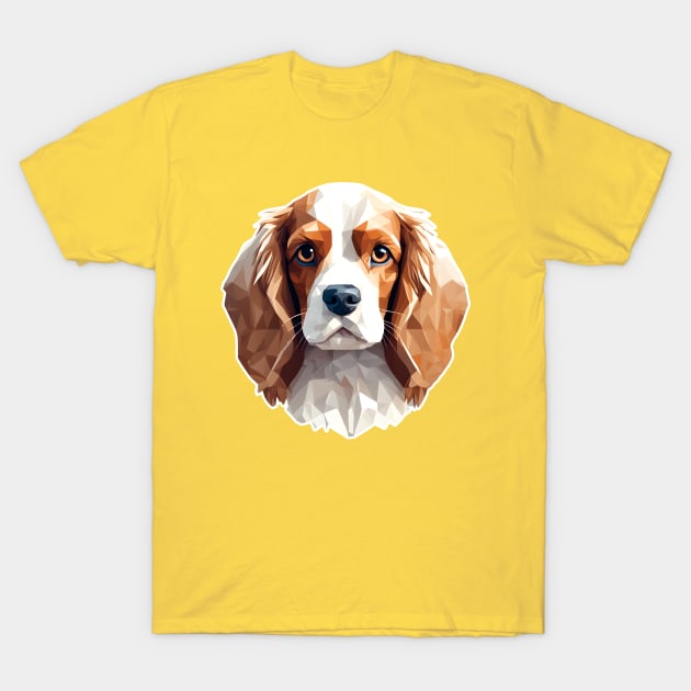 Dog Spanield 2 Art T-Shirt by Welcraft Design